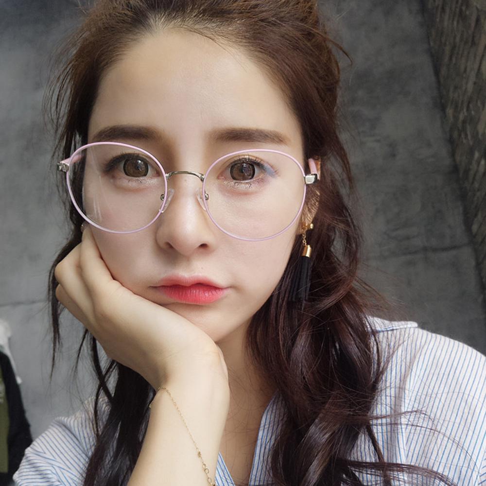 Mắt Kính Gọng Tròn Bằng Kim Loại Siêu Nhẹ Phong Cách Vintage Thời Trang