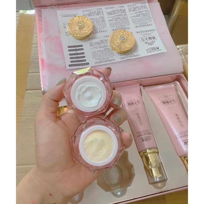 Combo Kem ngày + đêm VIP Hồng kim cương chính hãng
