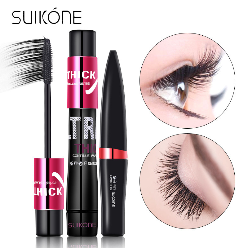 (Hàng Mới Về) Mascara Thiết Kế Hai Đầu Chống Thấm Nước Lâu Trôi Không Nhòe