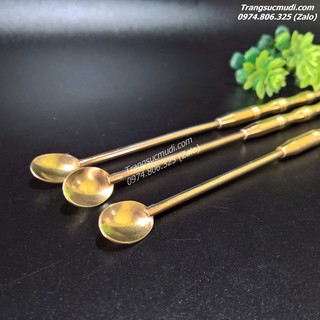 DỤNG CỤ ĐỐT BỘT TRẦM HƯƠNG - THÌA ĐỒNG