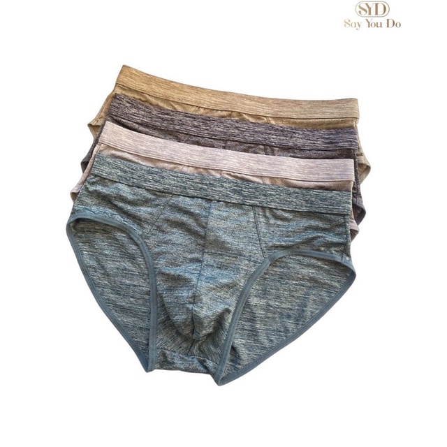 Quần lót Tam Giác nam vải thun lạnh COMPAC tự nhiên 100% kháng khuẩn ,khử mùi, thông hơi, co giãn tốt - SYD
