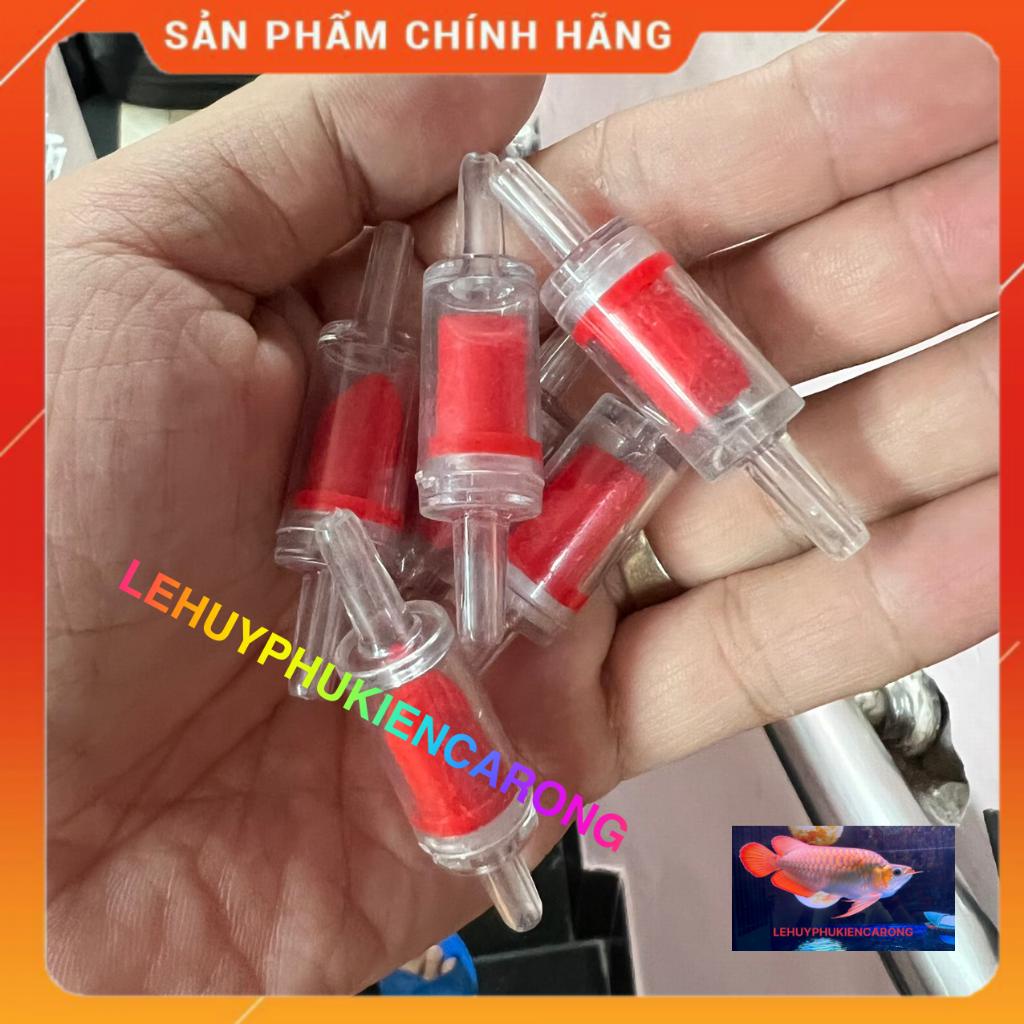 Van Oxy 1 Chiều Chống Tràn Ngược Khi Ngắt Điện - Nhựa Trong Đỏ Hoặc Xanh