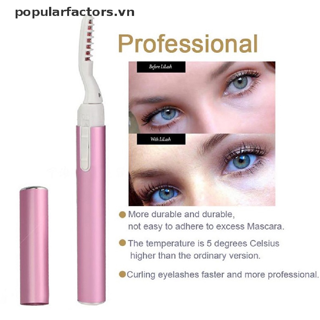 Dụng Cụ Uốn Lông Mi Bằng Điện Có Thể Sạc Lại