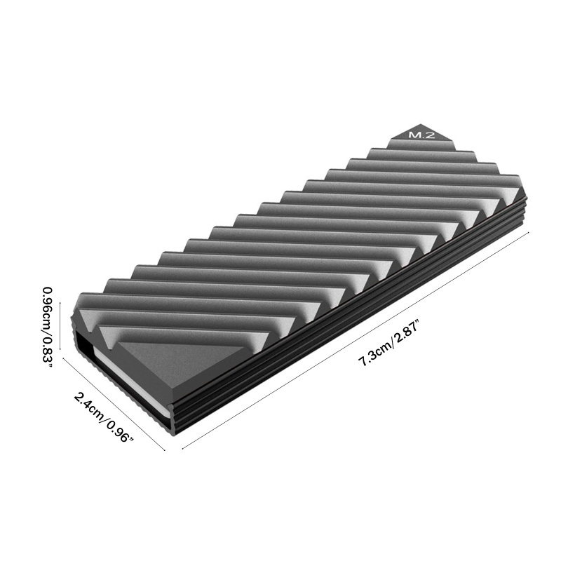 Bộ Tản Nhiệt Đĩa Cứng Bằng Nhôm Cho M 2 SSD NVME M2-3 2280