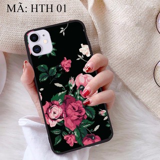 Ốp lưng iphone 11 viền dẻo tpu bst hoạ tiết hoa