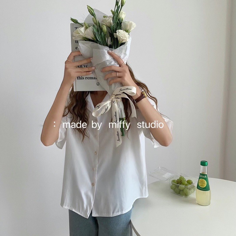 SƠ MI CỔ VEST CỘC TAY CHẤT SIÊU ĐẸP