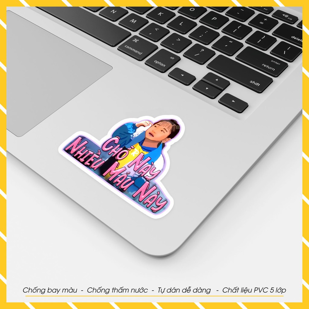 Sticker Meme Cute Hình Chỗ Này Nhiều Máu Này Thiết Kế Độc Quyền Tại Azsticker Chất Liệu Decal Chống Nước Cắt Sẵn Set 5 H