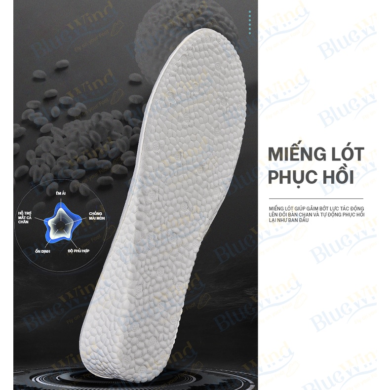 Lót Giày Thể Thao Tăng Chiều Cao Unisex Êm Mềm, Siêu Nhẹ, Thoáng Khí BLUEWIND 9309