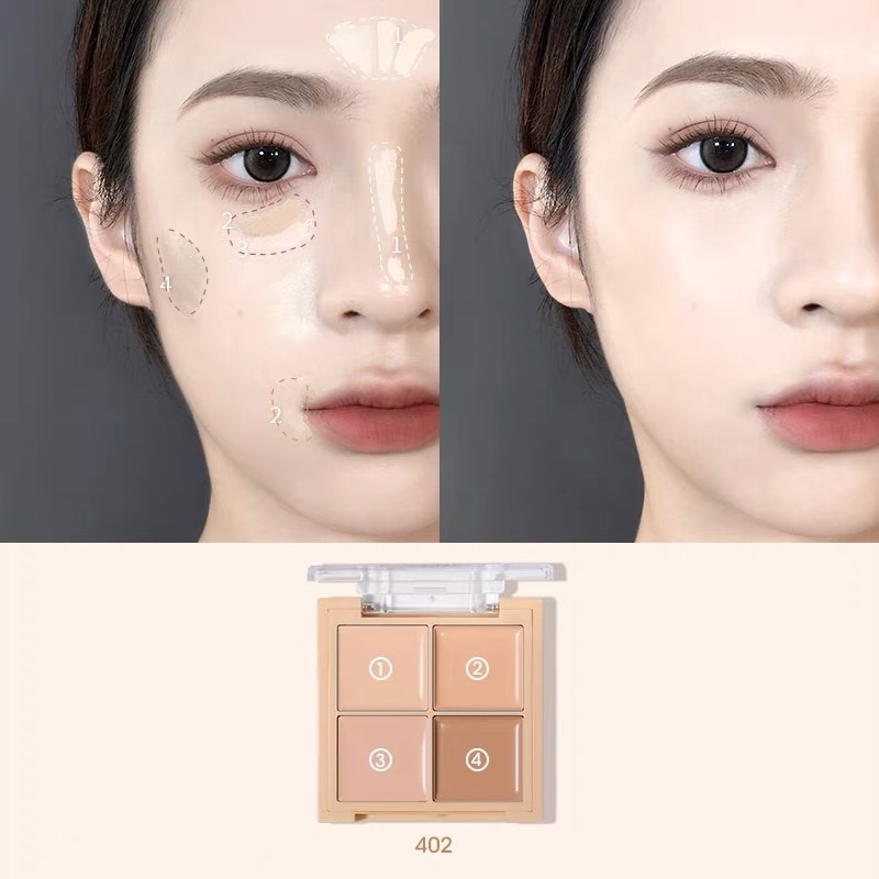 Bảng che khuyết điểm 4 ô Gogo Tales Embellish Blemish Free Collocation