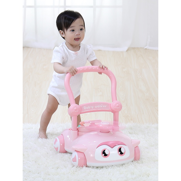 Xe Tập Đi Hình Robot Chong Chóng Đèn Đáng Yêu Cho Bé