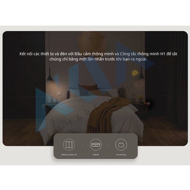 Công tắc thông minh Aqara H1 Wireless - Công tắc ngữ cảnh dán tường, Điều khiển thiết bị Aqara, Nhiều chế độ hoạt động