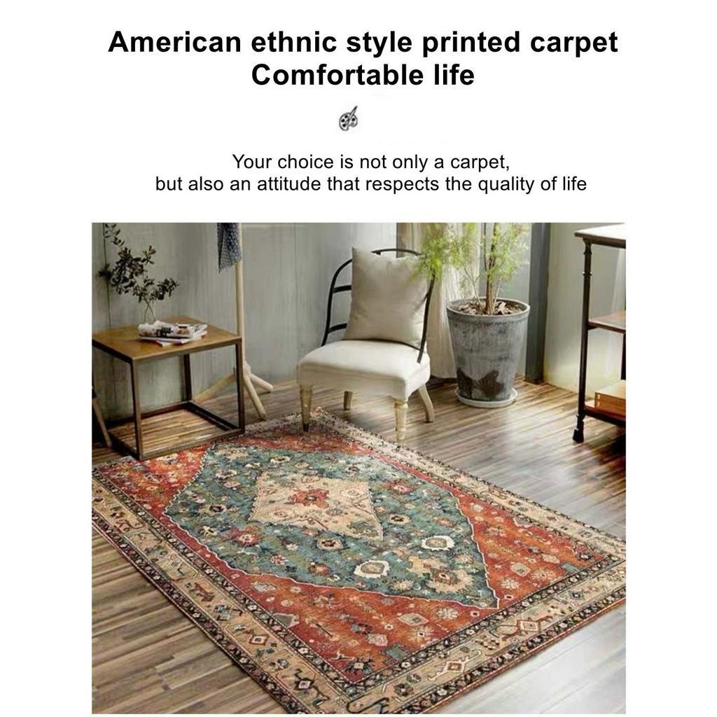 Thảm Trải Sàn Phong Cách Retro Cá Tính Độc Đáo