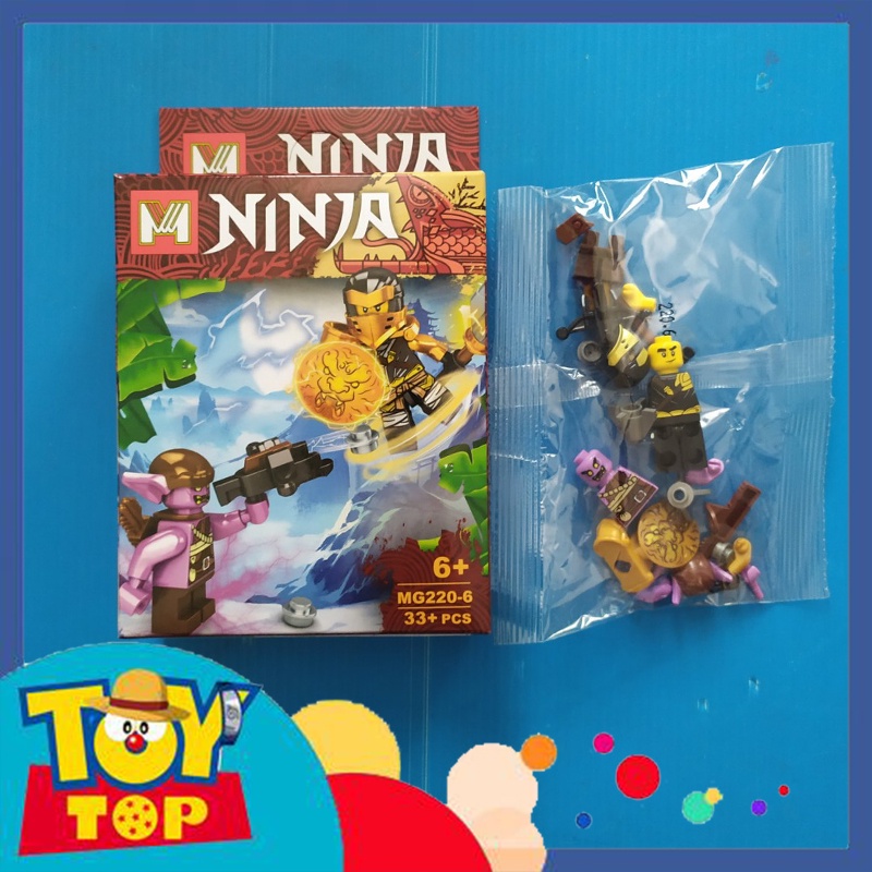 Combo 8 mẫu ( 16 mini ) lắp ráp ghép ninjago SS13 minifigures ninja chiến đấu cùng các ác nhân xếp hình MG220