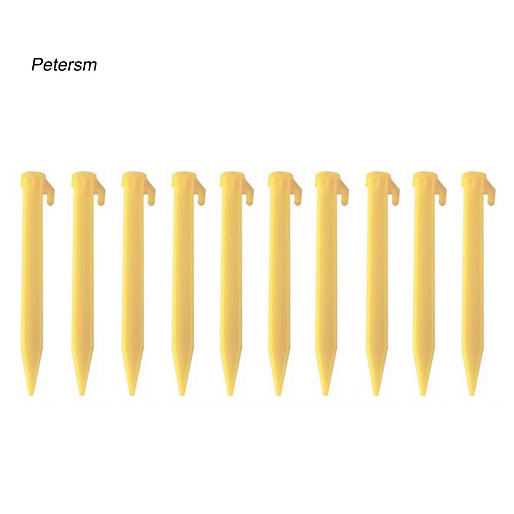 Set 10 Cọc Nhựa Cố Định Lều Cắm Trại Tiện Dụng