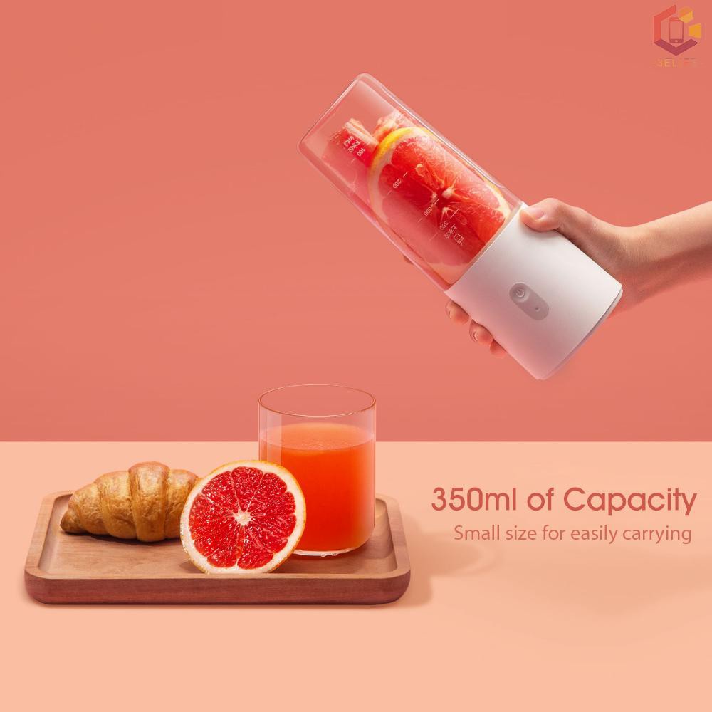 Máy xay sinh tố cầm tay Xiaomi mini , đa năng Gen 2 Sạc Pin 300 ml 4 Lưỡi thép không rỉ chống nước tiện lợi Hàng Nội Địa