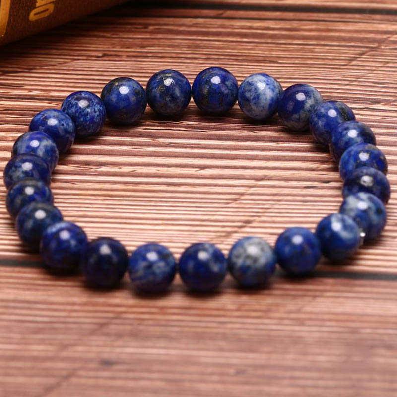 Vòng Tay Chuỗi Hạt Đá Lapis Lazuli Tự Nhiên 8mm