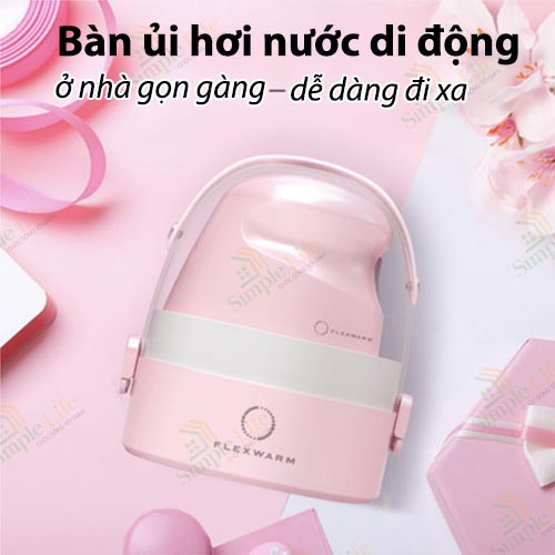 [Freeship - BH 12 tháng] Bàn là hơi nước FLEXWARM nano steam, có ion kháng khuẩn ủi được mọi loại vải, chống cháy vải