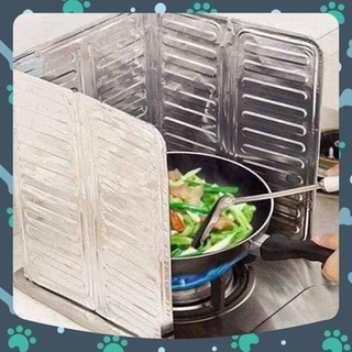 Tấm nhôm chắn gió bếp ga chống bắn dầu mỡ đa năng