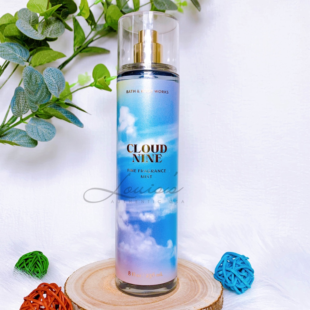 Body mist CLOUD NINE, FRESH COCONUT COTTON, SUN BLOOMS SUEDE, INDIGO DREAMS - Xịt thơm Bath Body Works