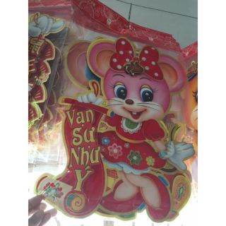 Hình con chuột dán Tết canh tý lấy ngẫu nhiên