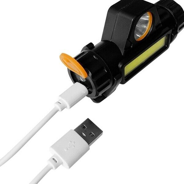 Đèn Pin đội đầu chống nước có cổng USB tiện lợi