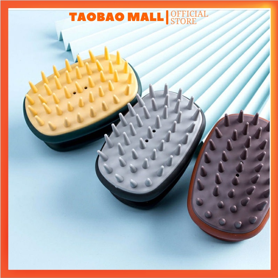 Lược Gội Đầu Mát Xa Silicon Giảm Gàu, Làm Sạch Sâu Da Đầu, Hạn Chế Rụng Tóc, Thư Giãn Đầu Óc Cao Cấp Cho Cả Nam Và Nữ