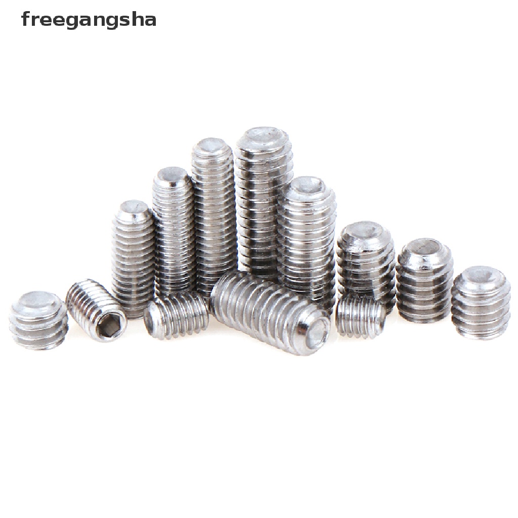 Bộ 50 ốc vít không gỉ đầu lục giác không đầu đầu lõm cấp M3 M4 2-35Mm FDH