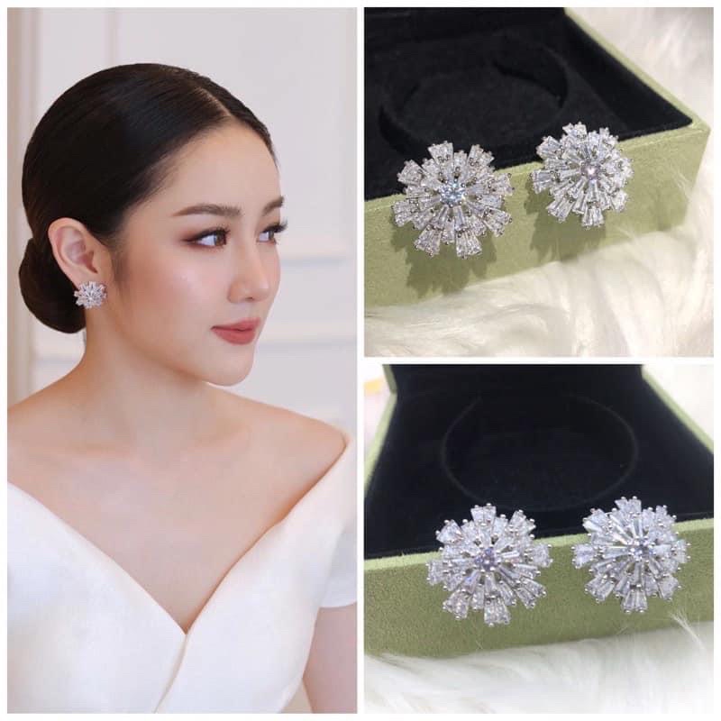 Hoa tai bông tuyết cao cấp