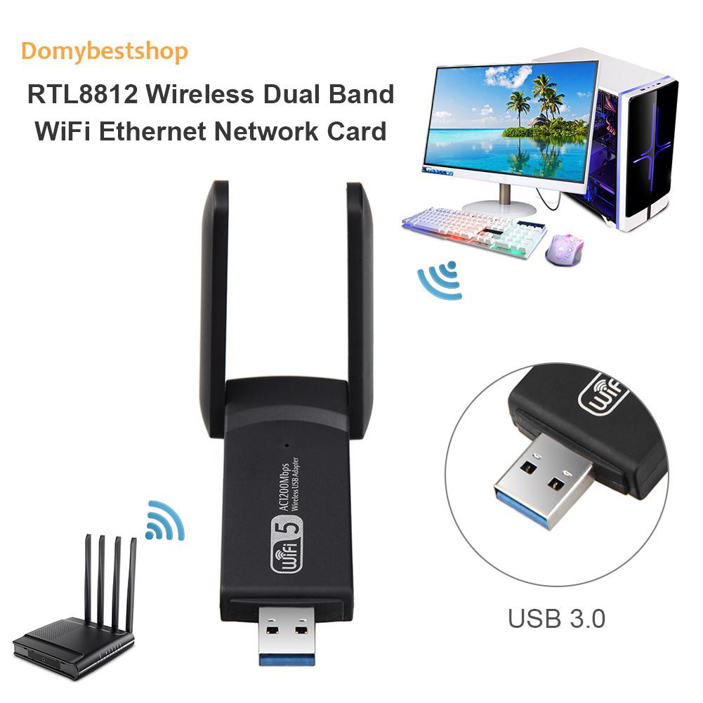 Thiết Bị Thu Phát Wifi Băng Tần Kép Dbxrtl8812 Băng Tần Kép 1200mbps Cho Máy Tính