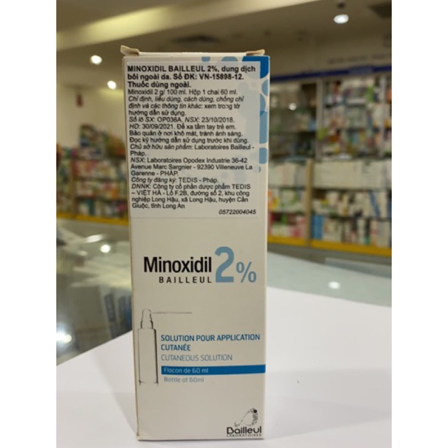 Minoxidil 2% - xịt kích thích mọc tóc(date 9/2021) - [Quầy Thuốc Bảo Lâm] -[Chính Hãng]