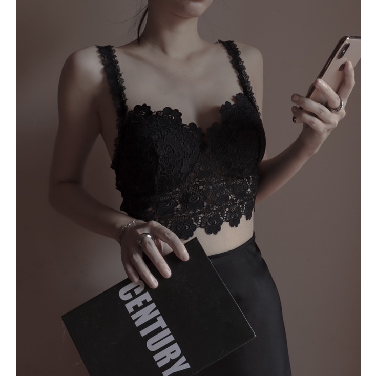 Áo croptop có mút giả corset | BigBuy360 - bigbuy360.vn