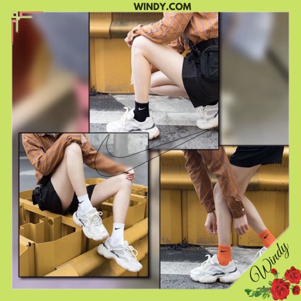 Tất vớ nam nữ cổ cao kiểu dáng thể thao windy.com