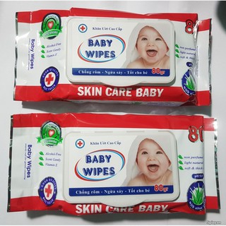 Combo 10 gói khăn ướt 80gr