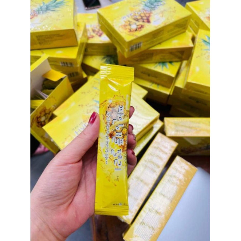 Thạch Dứa Giảm Cân Maxicorrp chính hãng- Hộp 10 Gói