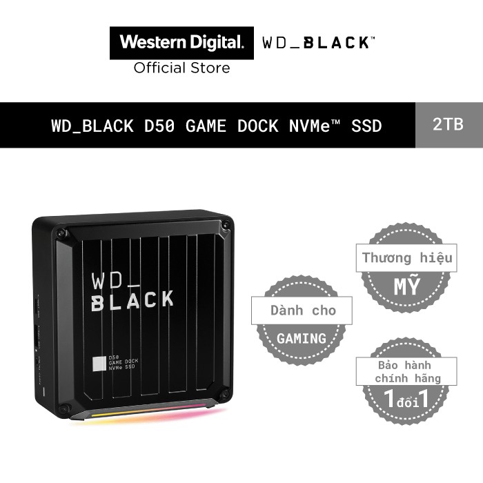 Ổ Cứng WD Black D50 Game Dock SSD 2TB