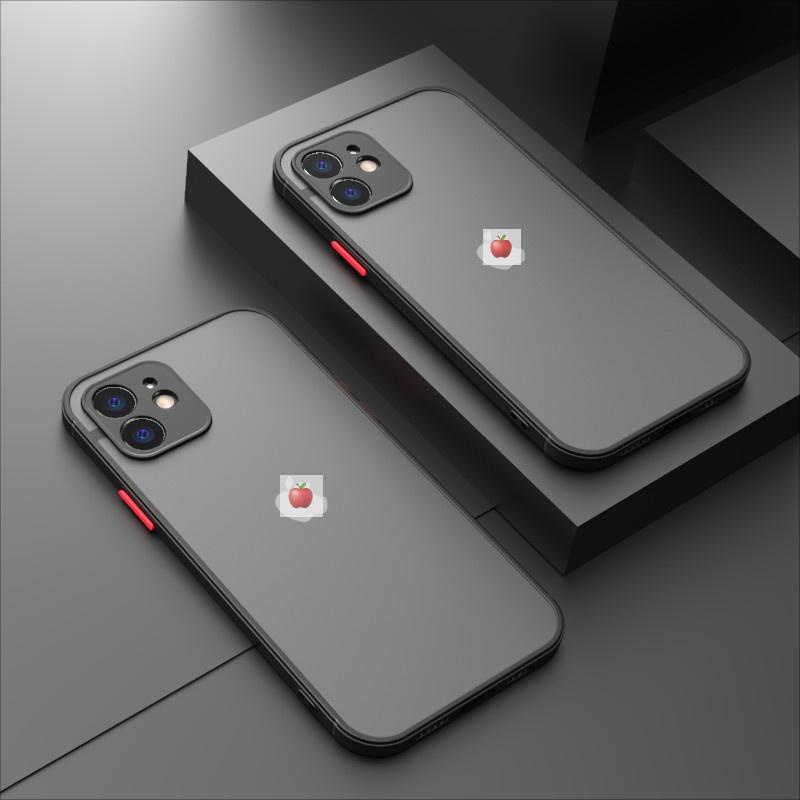 Ốp iphone Vỏ điện thoại di động cho x xs max xr 9 8 7 6 6s plus 11 pro max 12 6.1 13promax vỏ mờ máy tính cứng silicone chống va đập  sang trọng