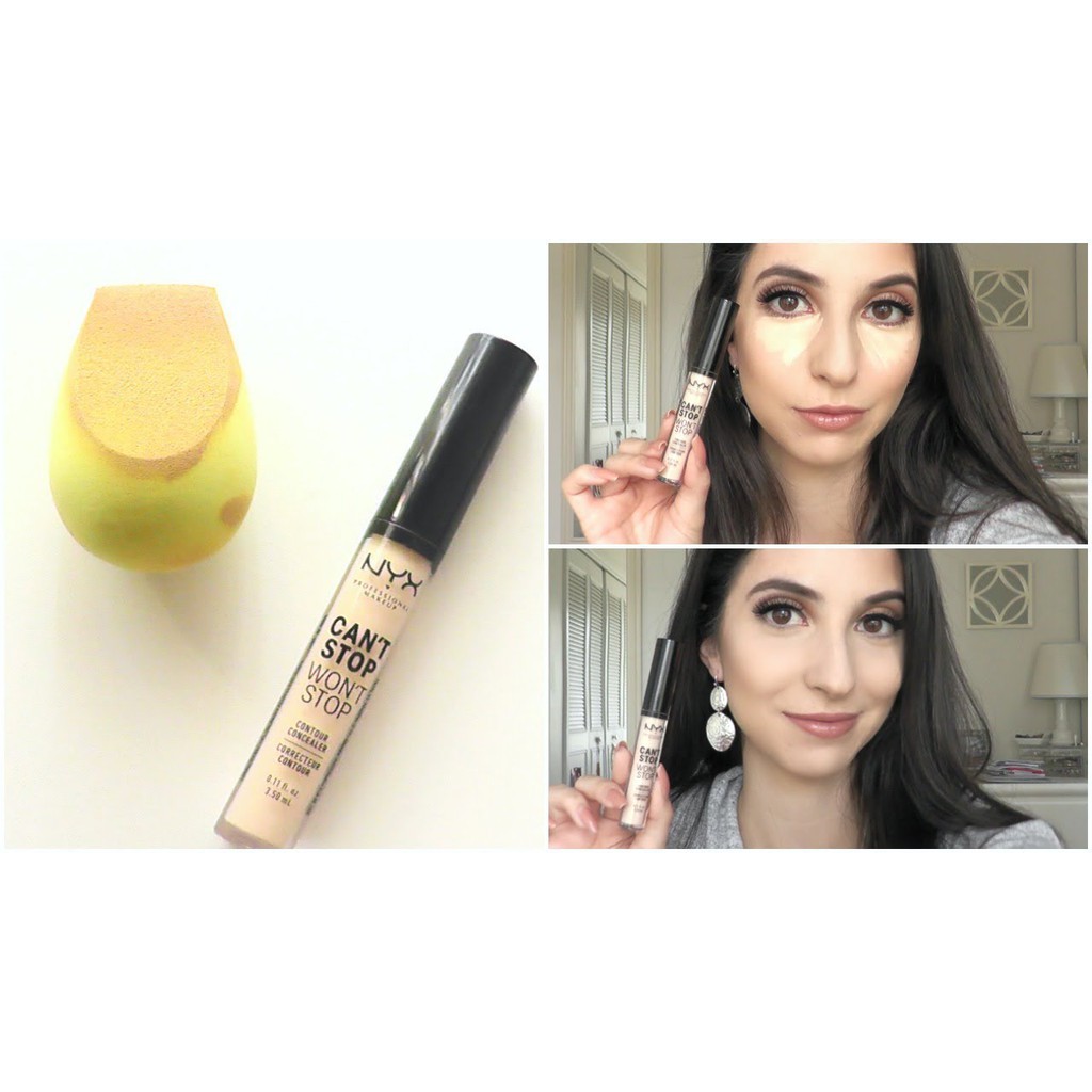 SALE Che Khuyết Điểm Nyx Can’t Stop Won’t Stop Concealer