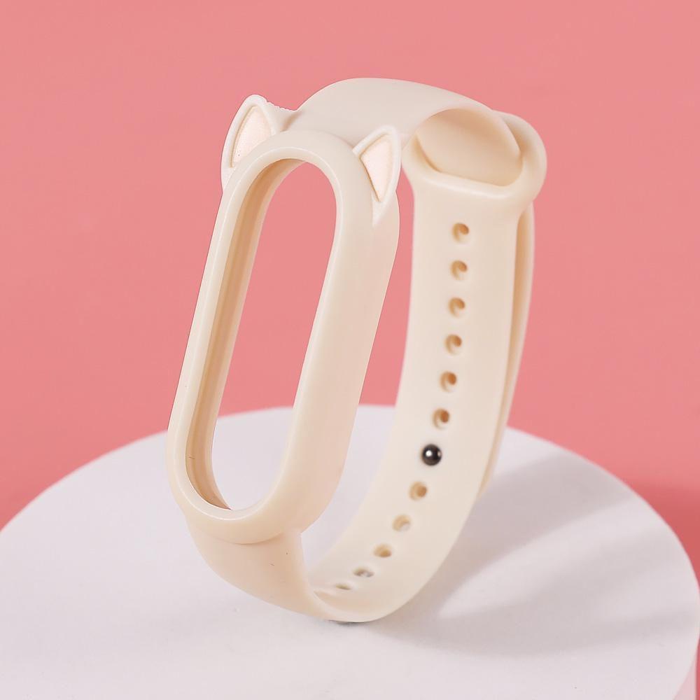 Dây Đeo Silicon Chống Va Đập Có Thể Điều Chỉnh Thay Thế Cho Đồng Hồ Thể Thao Xiaomi Mi Band 6 5 4 3 / 4