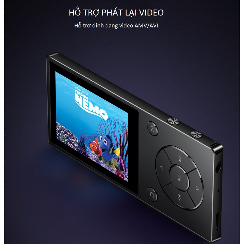 [Mã 155ELSALE giảm 7% đơn 300K] Máy Nghe Nhạc MP3 Bluetooth Ruizu D11 Bộ Nhớ Trong 8GB