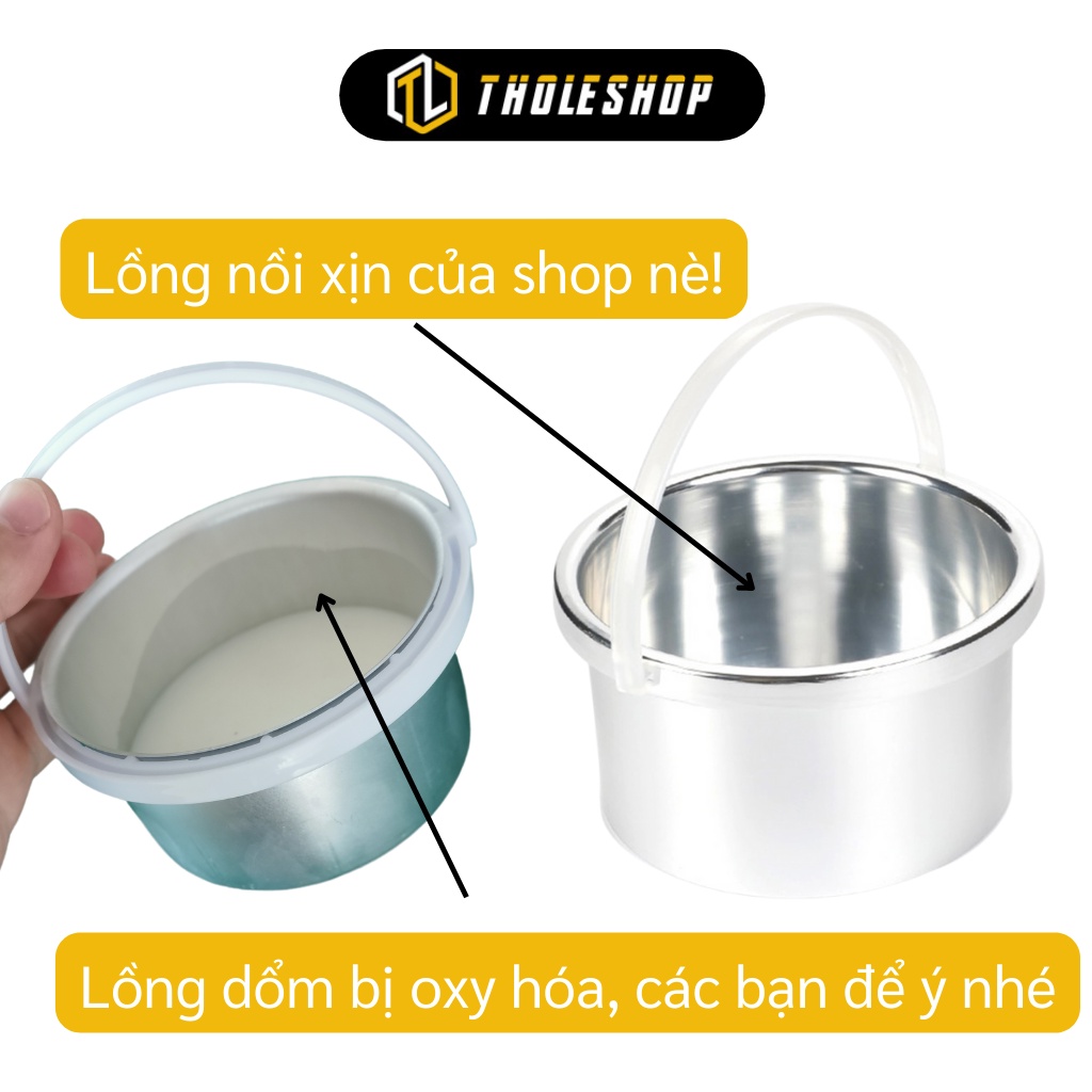 [SALE] Nồi nấu sáp nóng chảy TẶNG QUE GỖ  Nồi đun sáp wax lông Pro-wax100 Pro 200 loại 1 dây đồng ổ cắm lớn 8582