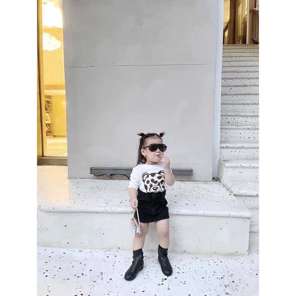 Kính Mắt thời trang cho bé - kính đen pack