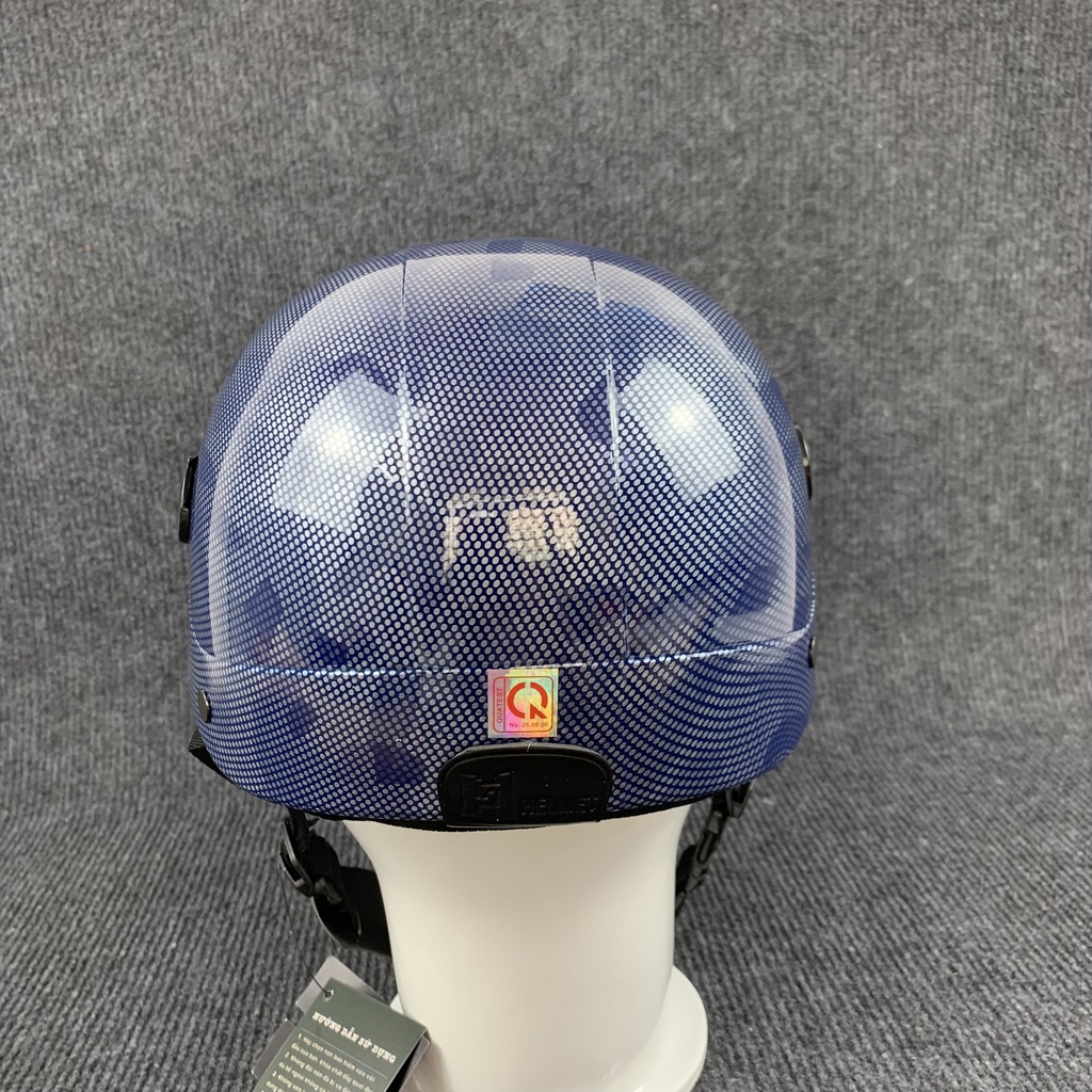Nón bảo hiểm nhúng carbon S2 , Mũ bảo hiểm nửa đầu chính hãng nhúng cacbon tem S2 đa dạng màu sắc cho nam nữ
