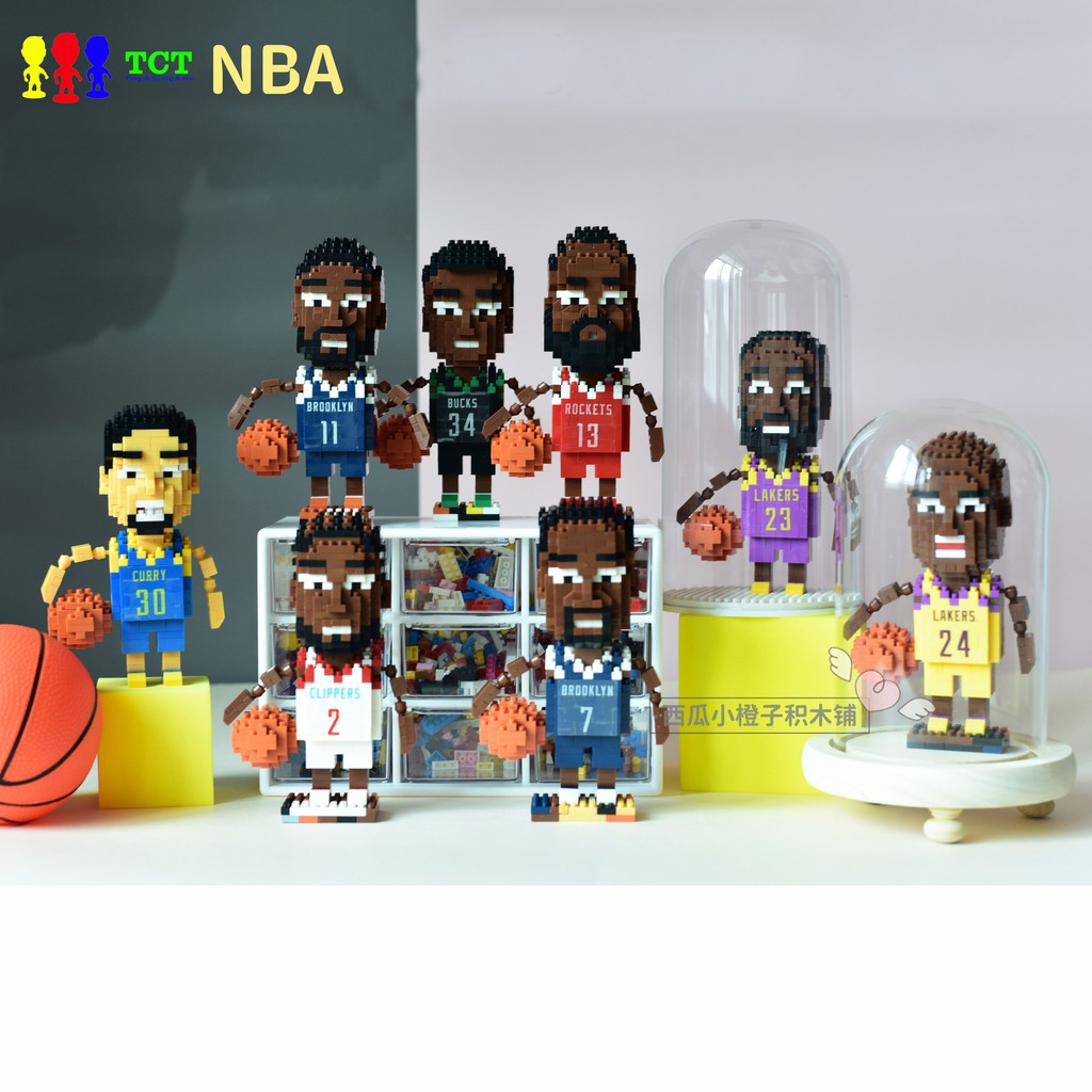 Bộ đồ chơi LEGO xếp hình lego mô hình cầu thủ bóng rổ NBA