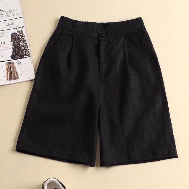 Quần short khuy xước UNISEX