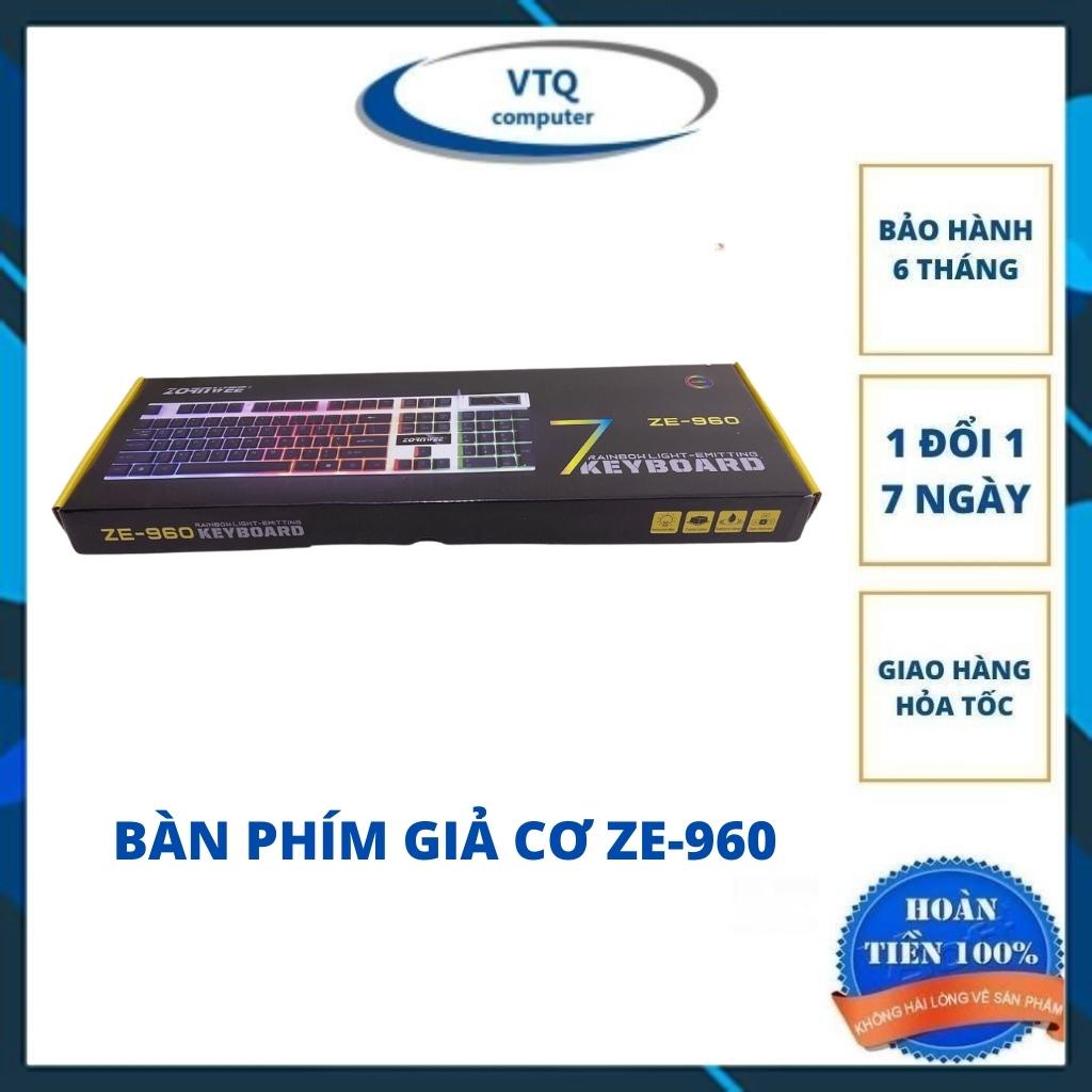 Bàn phím Led giả cơ ZONRWEE ZE-960 bảo hành 6 tháng.shopphukienvtq