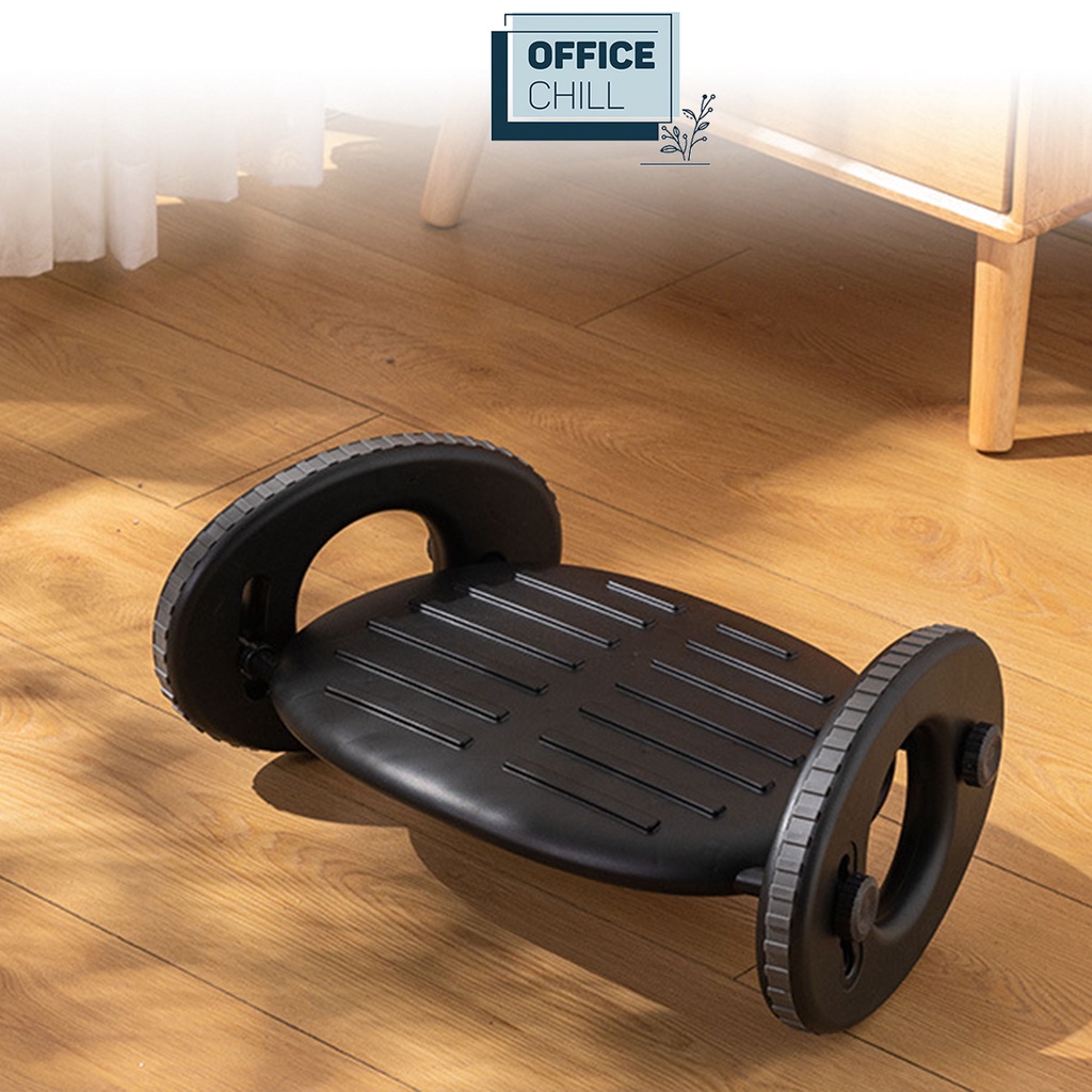 Ghế Kê Chân Bập Bênh Công Thái Học, Gác Chân Làm Việc Học Tập Ergonomic Swings Adjustable Footrest OFFICE CHILL