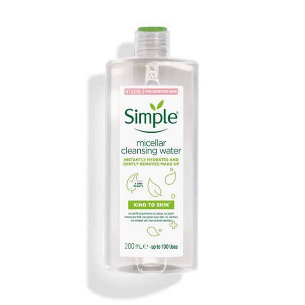 Nước Tẩy Trang Simple Micellar Cleansing Water 200ml - HTbeauty