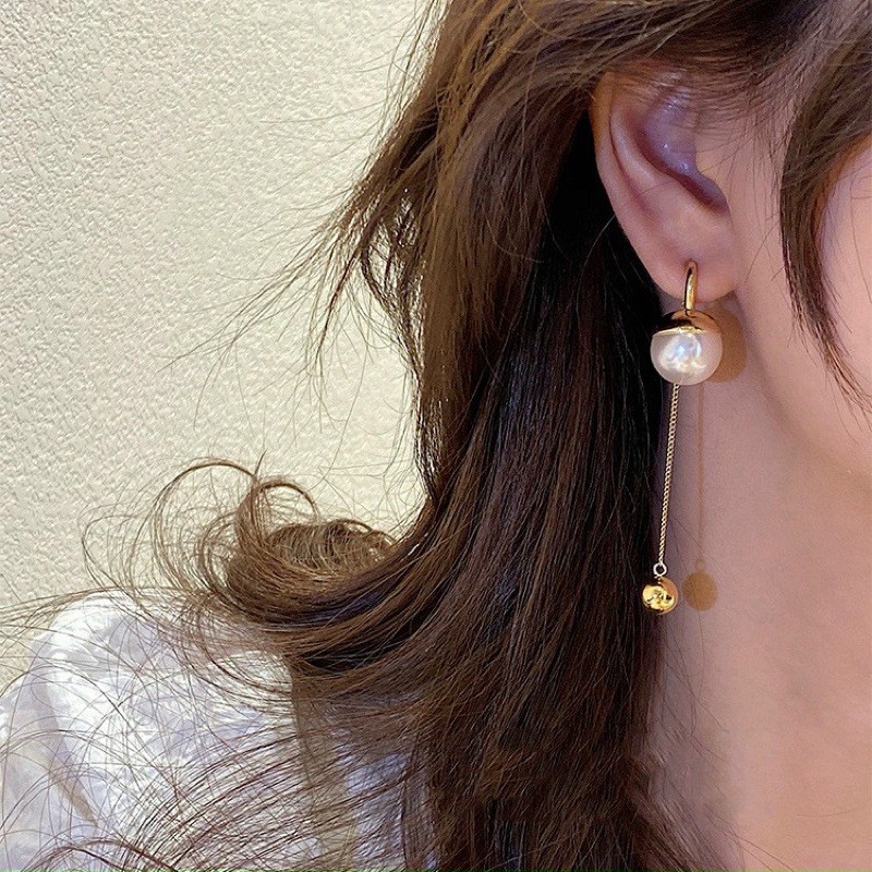 Khuyên tai ngọc dài QCCC