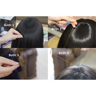 Combo tóc line kim tuyến đủ 10 màu, tóc lai kim tuyến nhiều màu, tóc giả nhiều màu