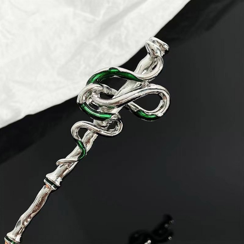 Trâm Cài Tóc Hình Rắn Bằng Kim Loại Thanh Lịch Cho Nữ